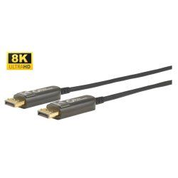 Microconnect DP-MMG-1500V1.4OP câble DisplayPort 15 m Noir