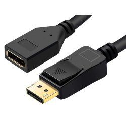 Microconnect DP-MFG-100 câble DisplayPort 1 m Noir
