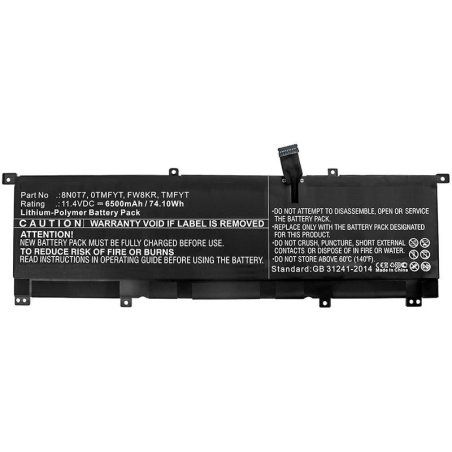 CoreParts MBXDE-BA0183 composant de laptop supplémentaire Batterie