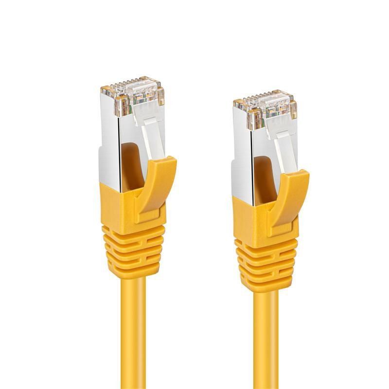 S/FTP CAT6 1m Yellow LSZH