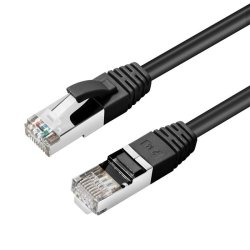 S/FTP CAT6 0.5m Black LSZH