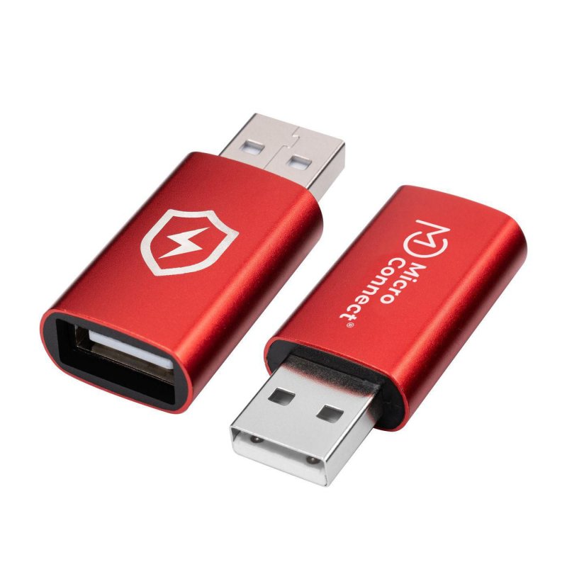 Microconnect MC-AAADAP-SC changeur de genre de câble USB A Rouge