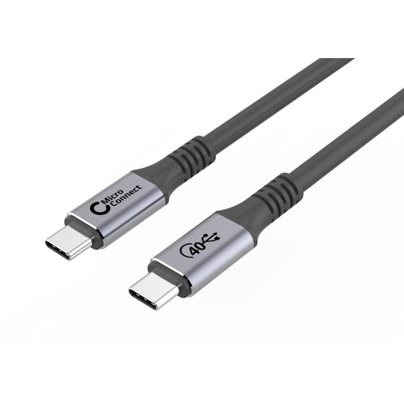 Microconnect USB4CC1 USB cable USB4 Gen 3x2 1.2 m USB C Black