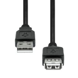 USB 2.0 Extension Cable Black