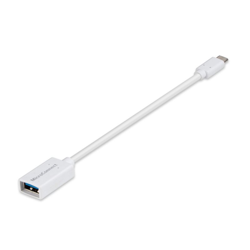 Microconnect USB3.1CAF02W USB cable USB 3.2 Gen 1 (3.1 Gen 1) 0.2 m USB C USB A White