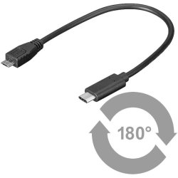 USB-C to USB2.0 Micro B 0.2M