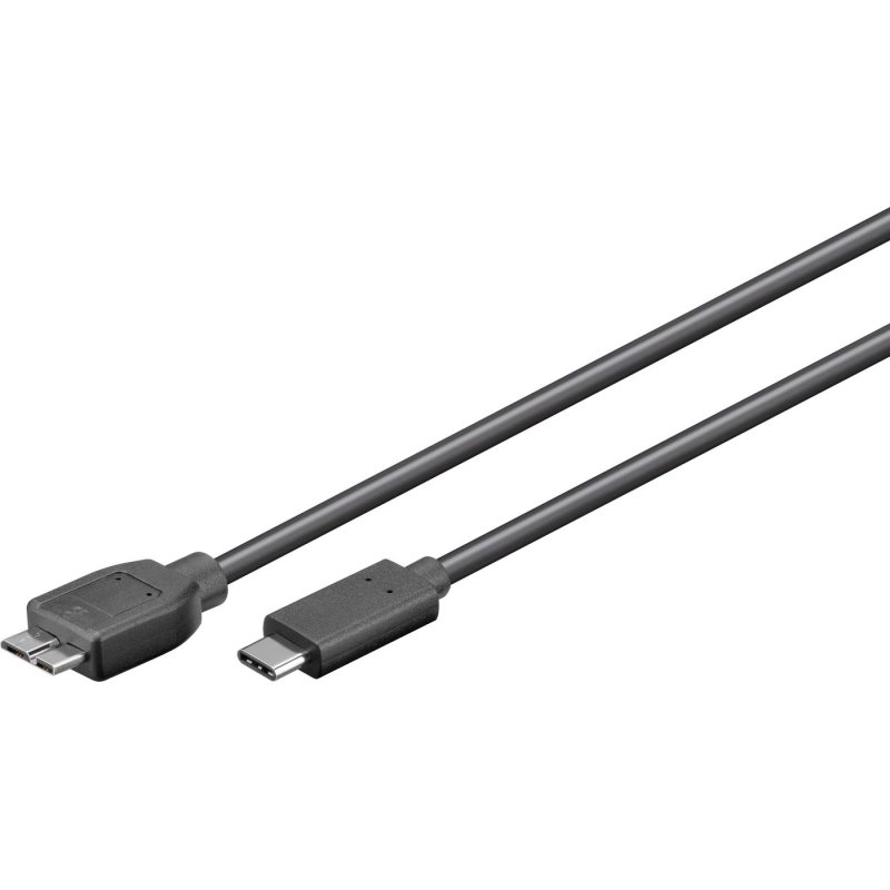 Microconnect USB3.1CAMIB3.01 USB cable USB 3.2 Gen 1 (3.1 Gen 1) 1 m USB C Micro-USB B Black
