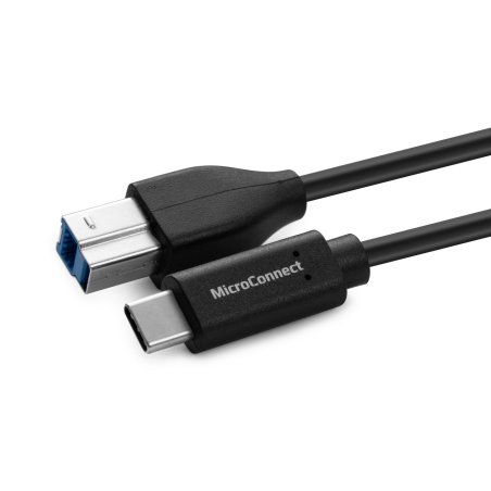 Microconnect USB3.1CB2 USB cable USB 3.2 Gen 1 (3.1 Gen 1) 1.8 m USB C USB B Black
