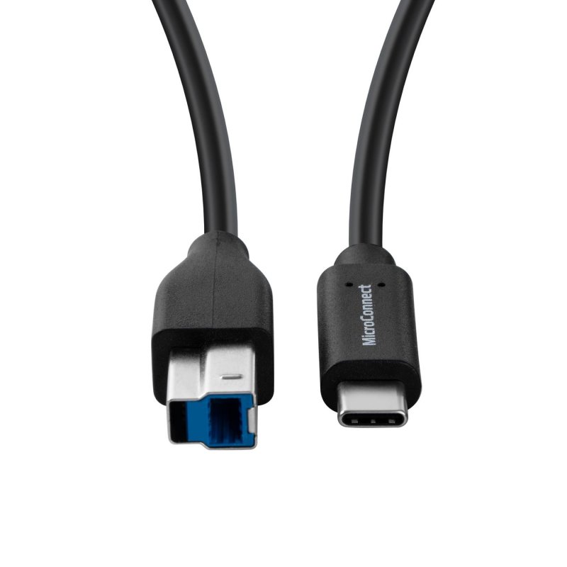 Microconnect USB3.1CB2 câble USB USB 3.2 Gen 1 (3.1 Gen 1) 1,8 m USB C USB B Noir