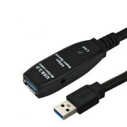 Microconnect USB3.0AAF10A câble USB USB 3.2 Gen 1 (3.1 Gen 1) 10 m USB A Noir
