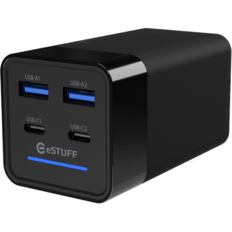 eSTUFF ES635201 mobile device charger Laptop, Smartphone, Tablet, Universal Black AC Indoor