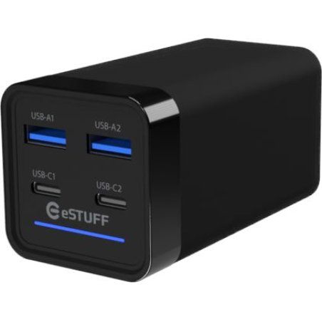eSTUFF ES635200 mobile device charger Laptop, Smartphone, Tablet, Universal Black AC Indoor