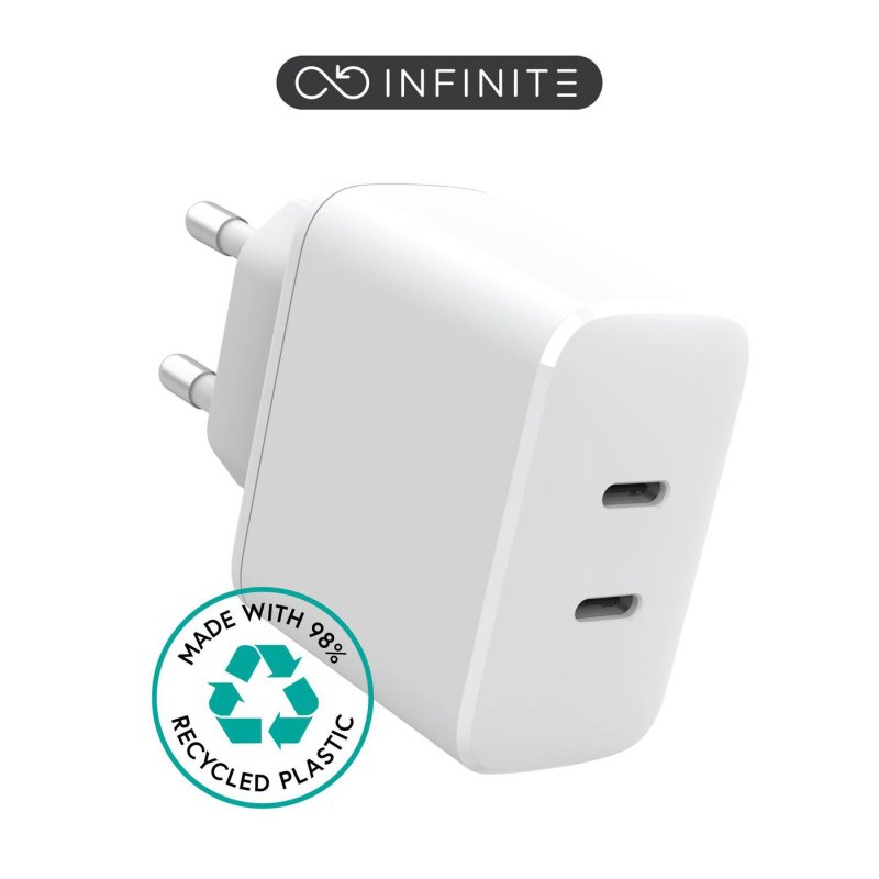 eSTUFF ES637035 chargeur d'appareils mobiles Smartphone Blanc Secteur Charge rapide Intérieure