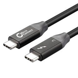 Microconnect TB3010 Câble Thunderbolt 1 m 40 Gbit/s Noir