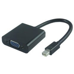 Microconnect MDPVGA2B câble vidéo et adaptateur 0,15 m Mini DisplayPort VGA (D-Sub) Noir