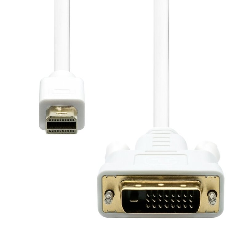 ProXtend Mini Displayport to DVI-D 24 1 1M Blanc