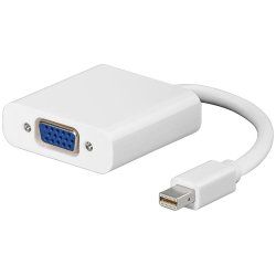 Microconnect MDPVGA câble vidéo et adaptateur 0,15 m Mini DisplayPort VGA (D-Sub) Blanc
