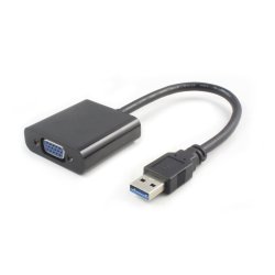 Microconnect USB3.0VGA USB graphics adapter 1920 x 1080 pixels Black