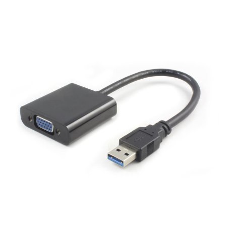 Microconnect USB3.0VGA adaptateur graphique USB 1920 x 1080 pixels Noir