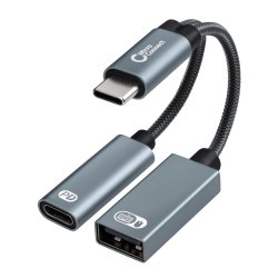 USB-C to USB-C PD and USB-A