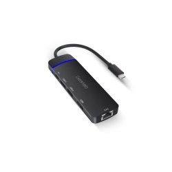 eSTUFF GLB235420 laptop dock/port replicator USB 3.2 Gen 1 (3.1 Gen 1) Type-C Black