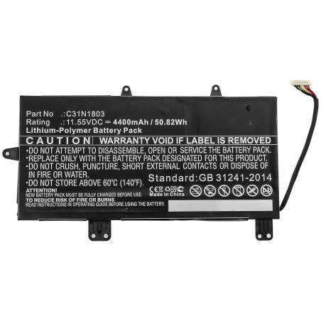 CoreParts MBXAS-BA0284 composant de laptop supplémentaire Batterie