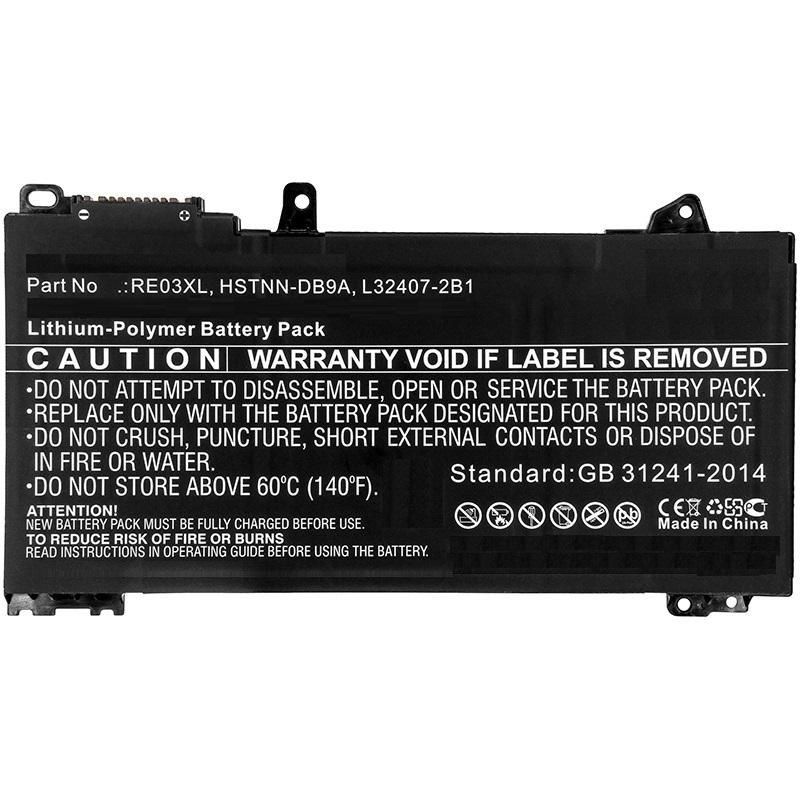Laptop Battery for HP 41.07Wh