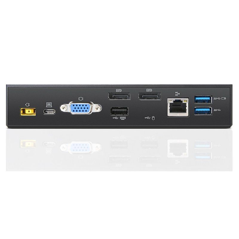 Lenovo 40A90090IT laptop dock/port replicator Wired USB 3.2 Gen 1 (3.1 Gen 1) Type-C Black