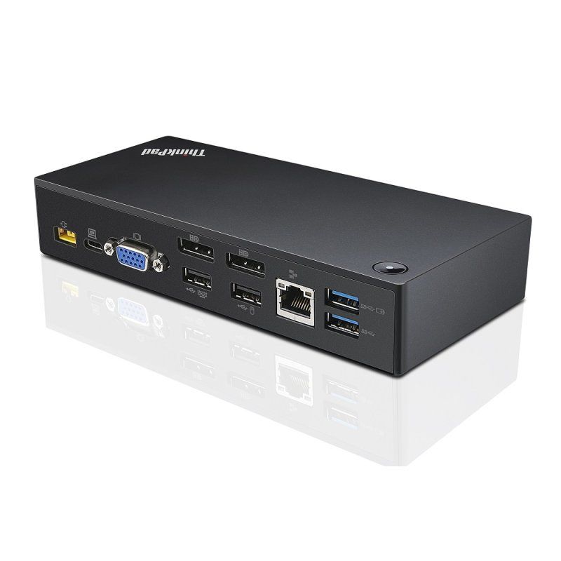 Lenovo 40A90090IT laptop dock/port replicator Wired USB 3.2 Gen 1 (3.1 Gen 1) Type-C Black