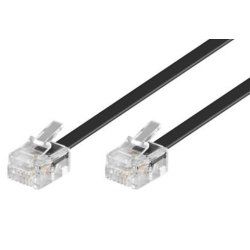 Microconnect MPK186 câble de téléphone 6 m Noir