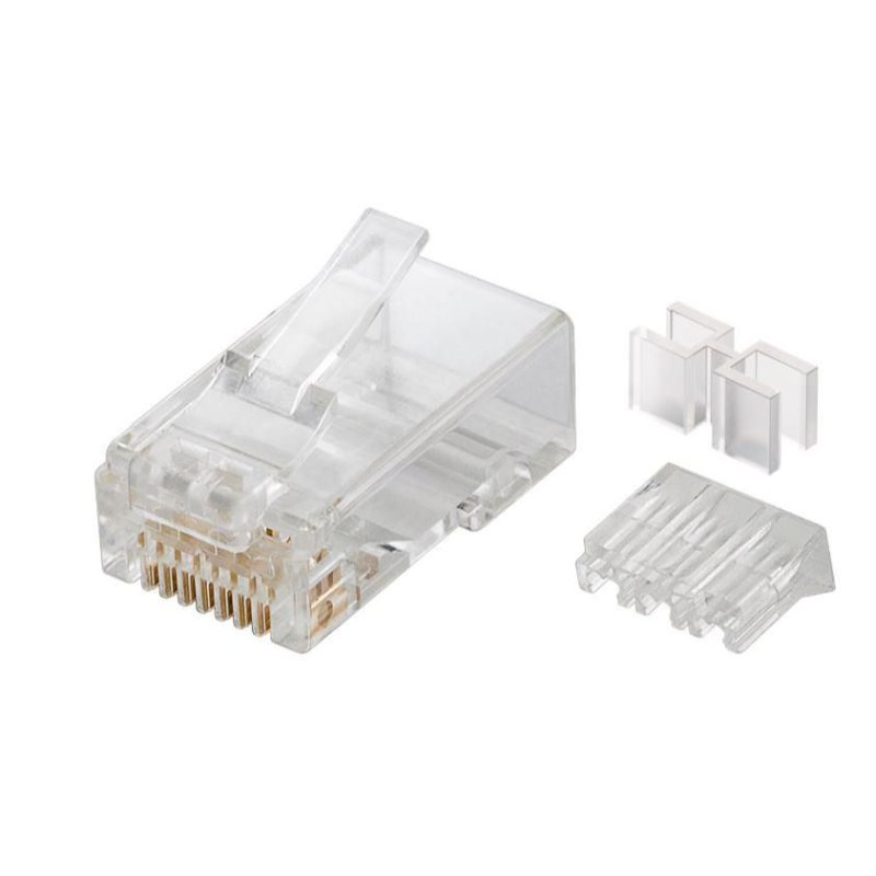 Microconnect KON511-10 connecteur de fils RJ45 Transparent