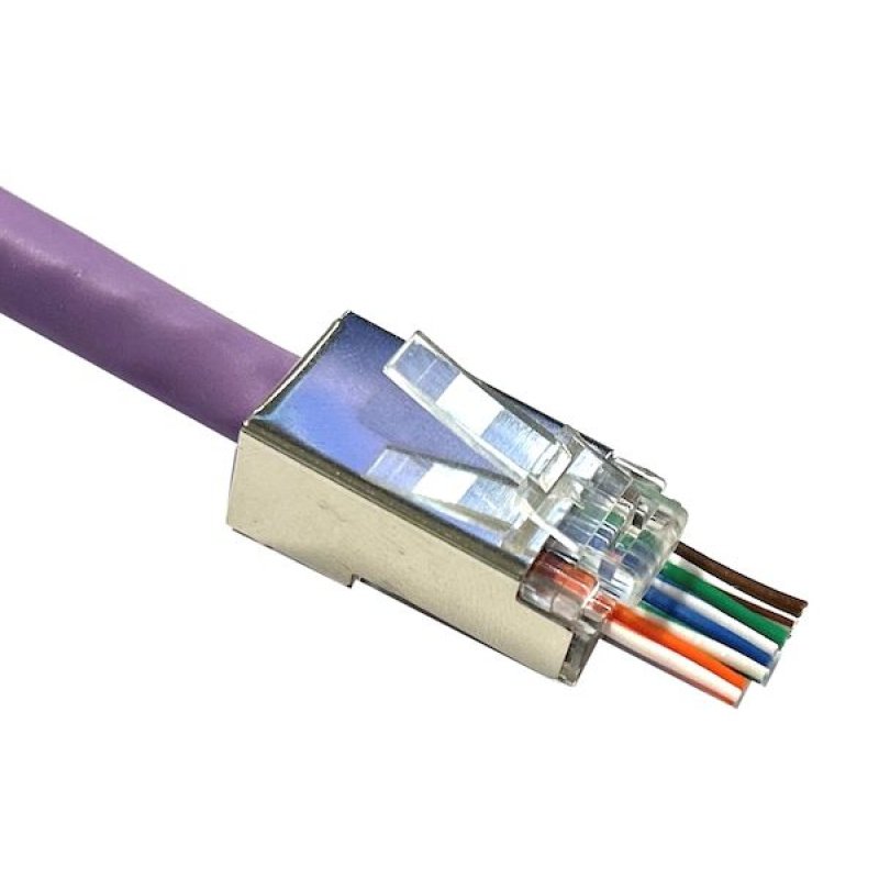 Microconnect KON506-50EZ connecteur de fils RJ45 Argent