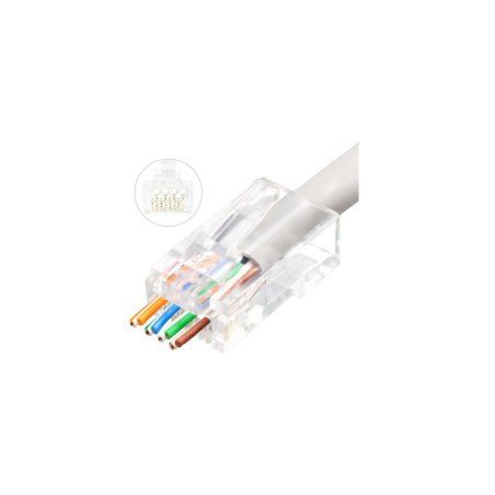 Microconnect KON505-50EZ wire connector RJ-45 Transparent