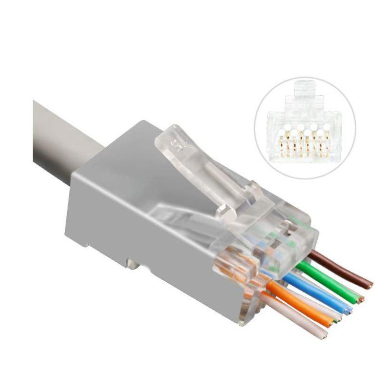 Microconnect KON512-50EZ wire connector RJ45 Silver