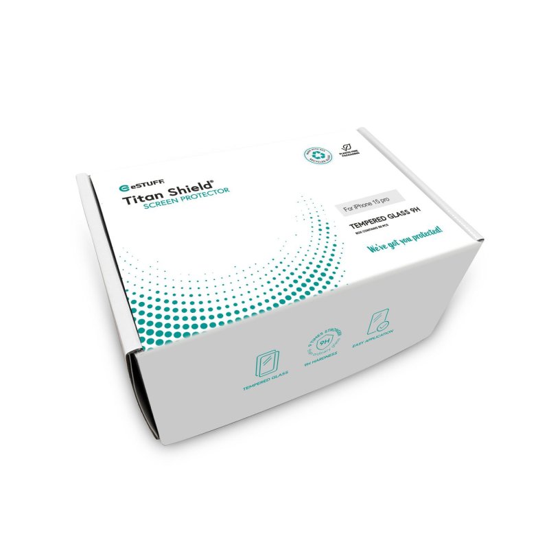 eSTUFF ES501406-50BULK écran et protection arrière de téléphones portables Protection d'écran transparent Apple 1