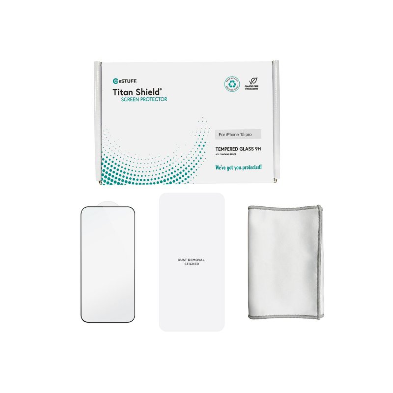 eSTUFF ES501406-50BULK mobile phone screen/back protector Clear screen protector Apple 1 pc(s)