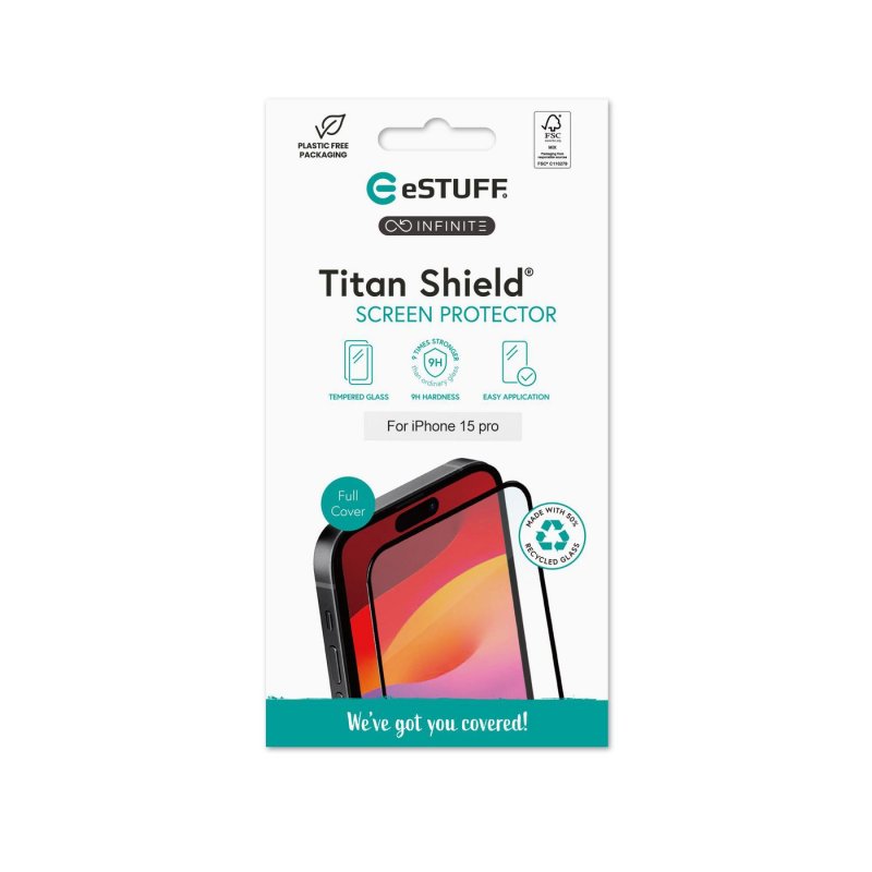 eSTUFF ES501406 mobile phone screen/back protector Clear screen protector Apple 1 pc(s)