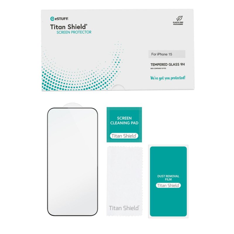 eSTUFF ES501401-10BULK mobile phone screen/back protector Clear screen protector Apple 1 pc(s)