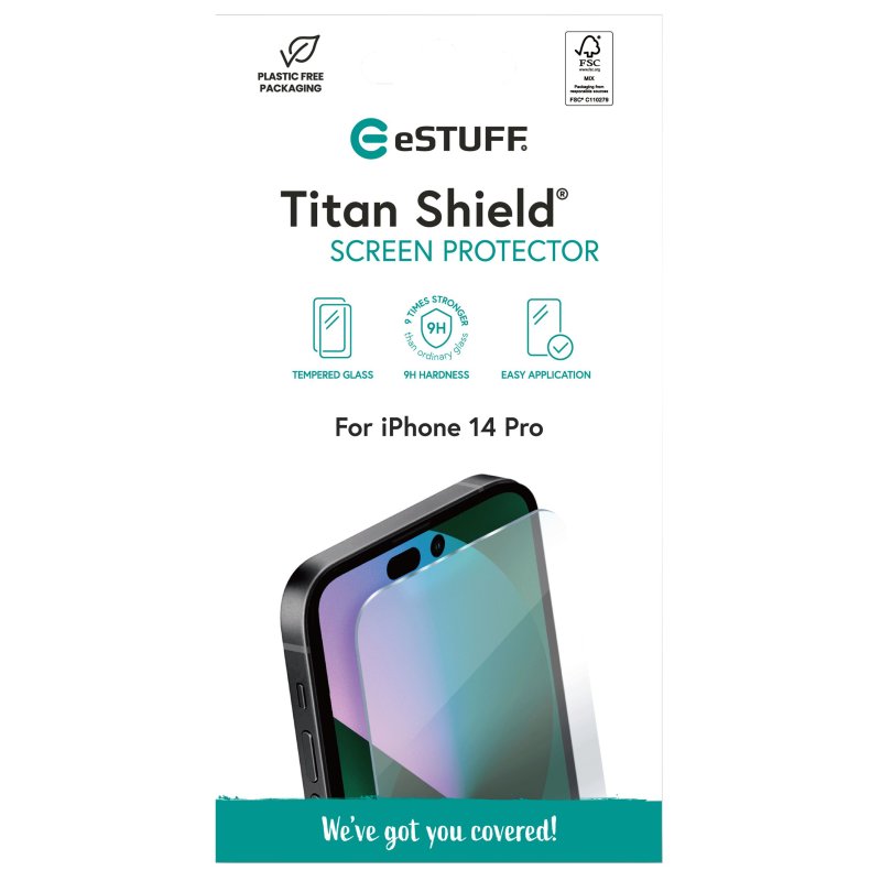 eSTUFF ES501360 écran et protection arrière de téléphones portables Protection d'écran transparent Apple 1