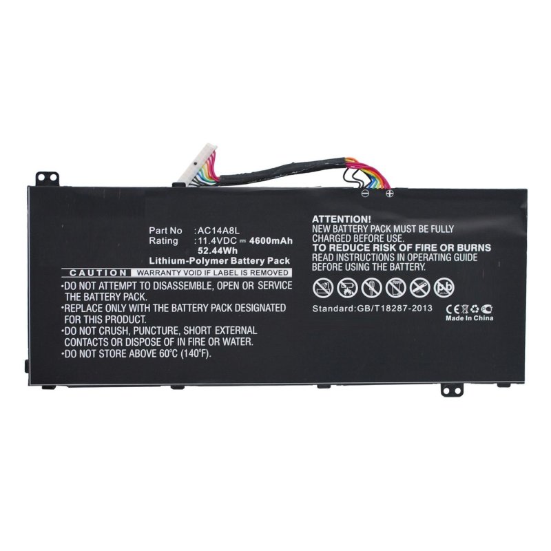 Laptop Battery for Acer 52Wh
