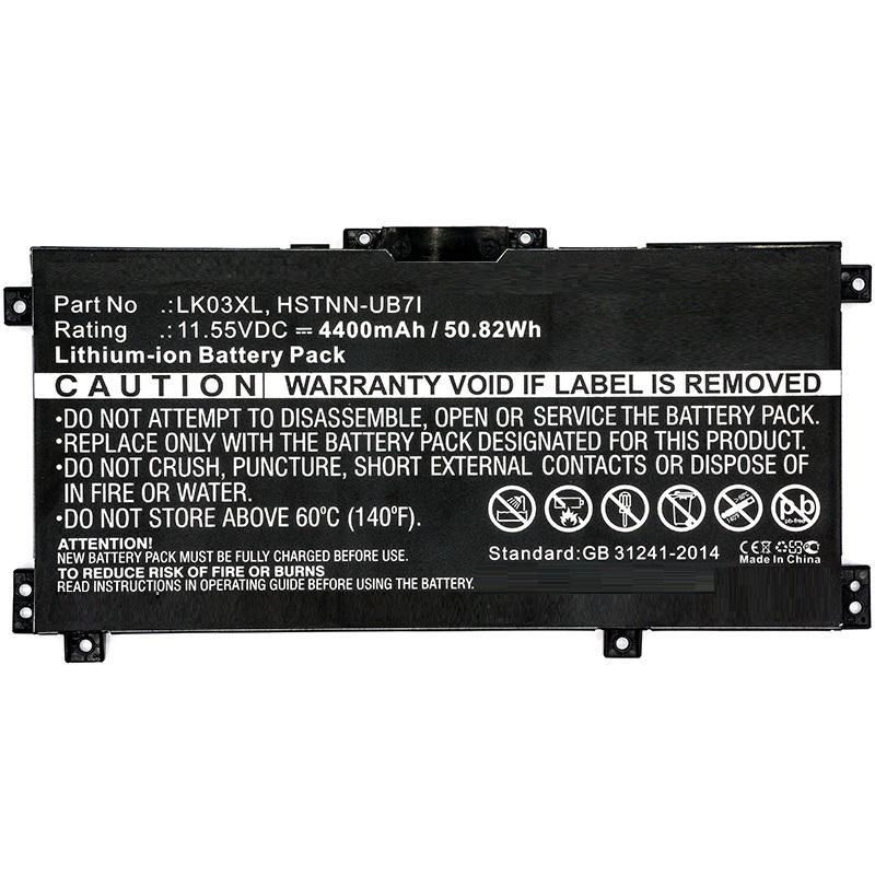 Laptop Battery for HP 51Wh