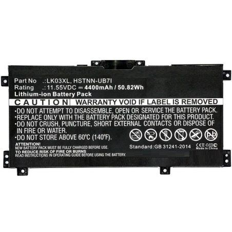 Laptop Battery for HP 51Wh