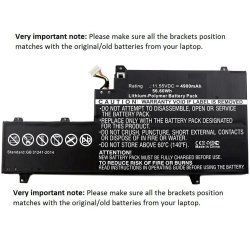 Laptop Battery for HP 57Wh