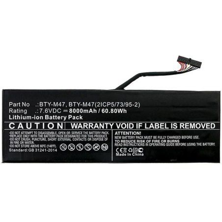 CoreParts MBXMSI-BA0009 composant de laptop supplémentaire Batterie