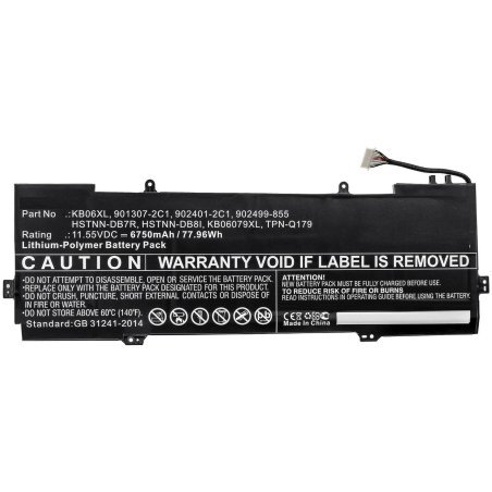 Laptop Battery for HP 77.96Wh