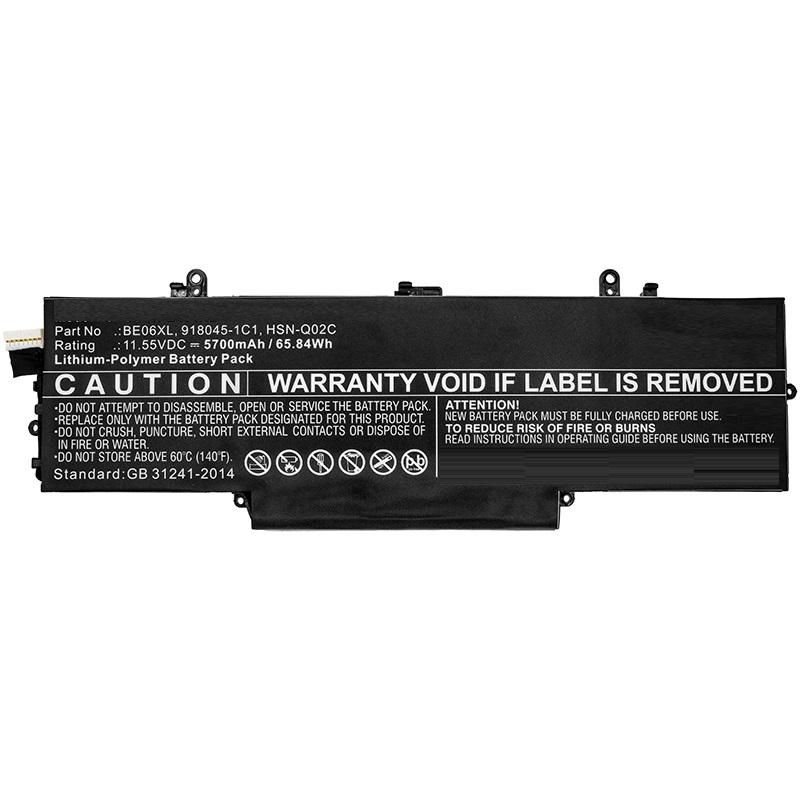 Laptop Battery for HP 62Wh