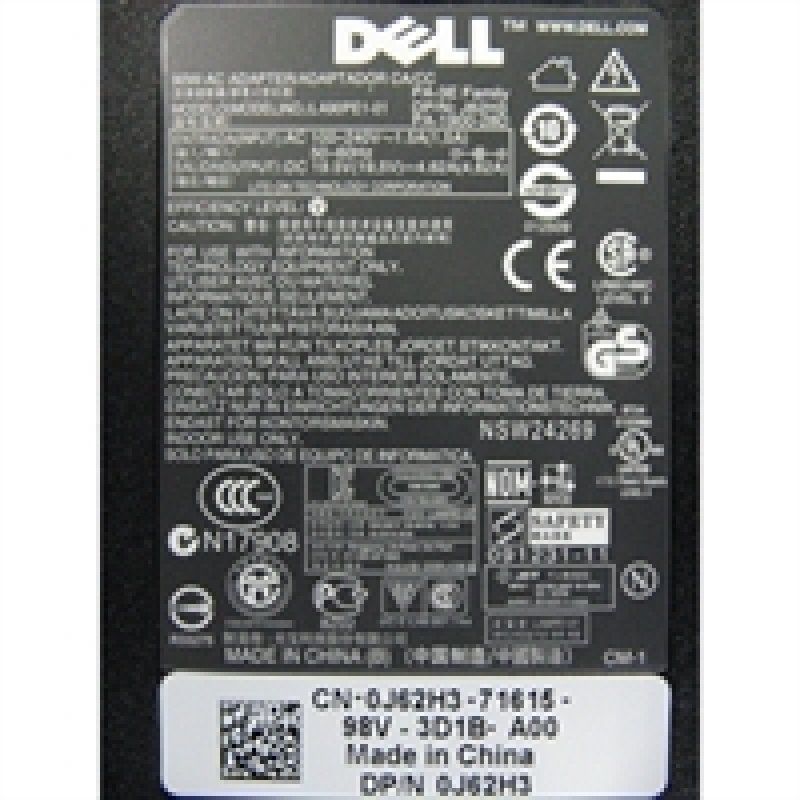 DELL J62H3 adaptateur de puissance & onduleur Intérieure 90 W Noir