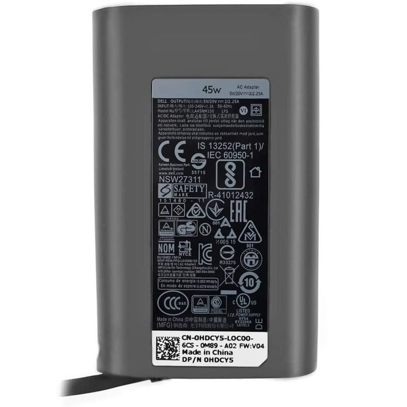 AC Adapter, 45W, 19.5V, 3