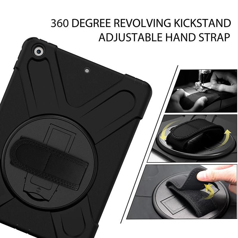 eSTUFF CHICAGO Full Body Defender Case for iPad 10.2 - Black