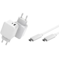 CoreParts MBXUSB-AC0014 chargeur d'appareils mobiles Universel Blanc Secteur Charge rapide Intérieure